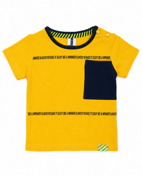B.Nosy Baby Set - Yellow / Blue w/ Pocket