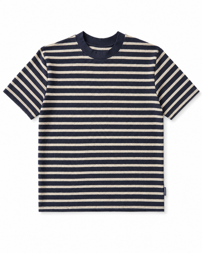Casual Friday CFThor Structured T-shirt - Gestreept