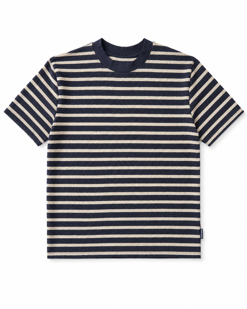 Casual Friday CFThor Structured Tee Striped - Striped