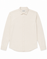 Casual Friday CFFollke LS Jersey Shirt - White Flannel