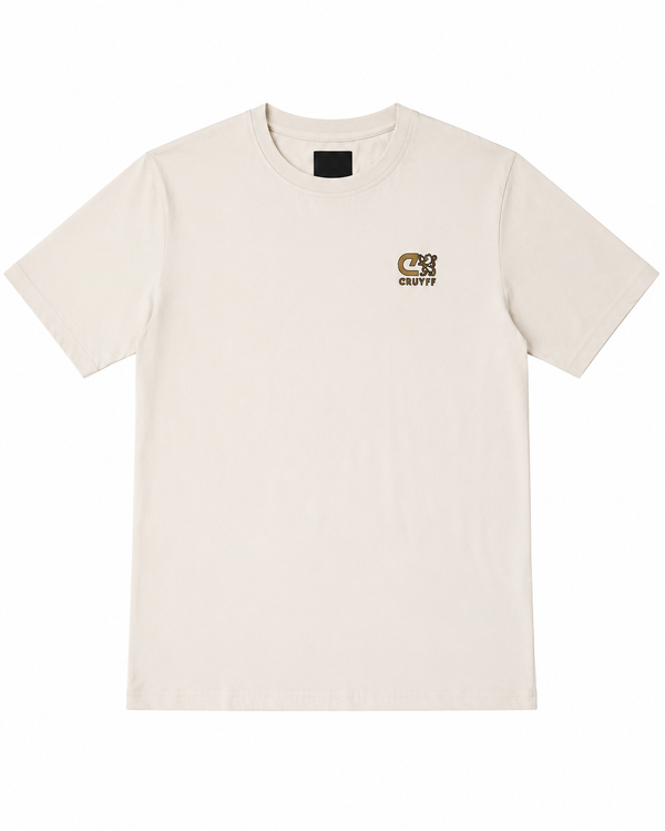 Cruyff Hypno Graphic Tee - Creme Gold