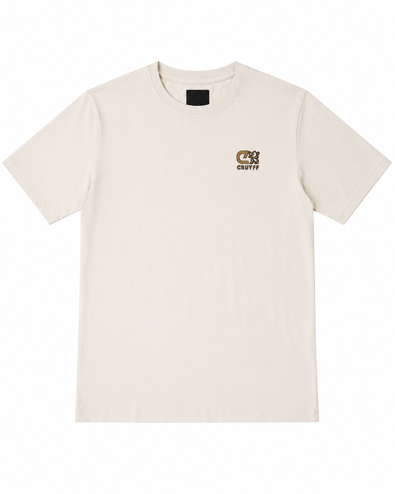 Cruyff Hypno Graphic Tee - Creme Gold
