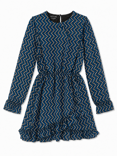 Nik & Nik Winona Dress - Cobalt Light Blue
