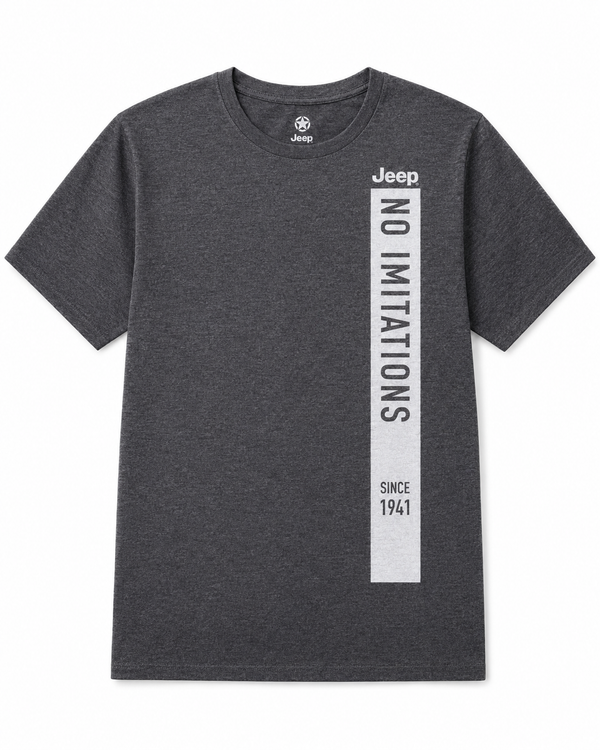 Jeep Tee - Dark Grey / Vapor Blue