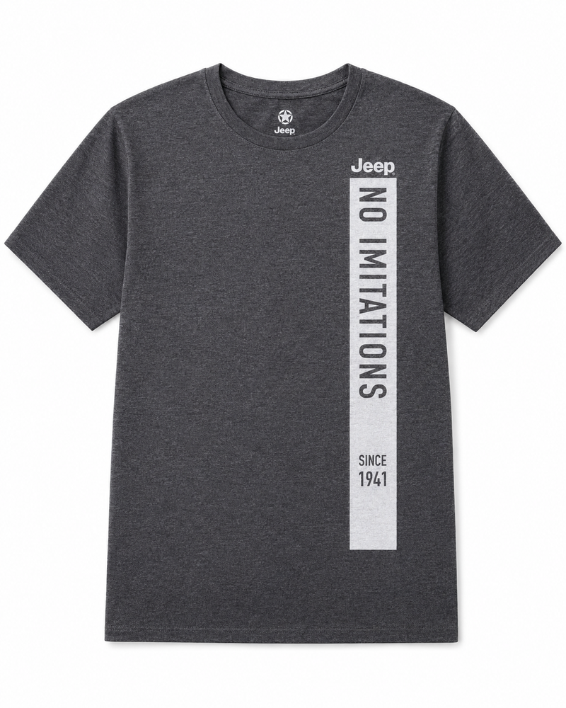 Jeep Tee - Dark Grey / Vapor Blue