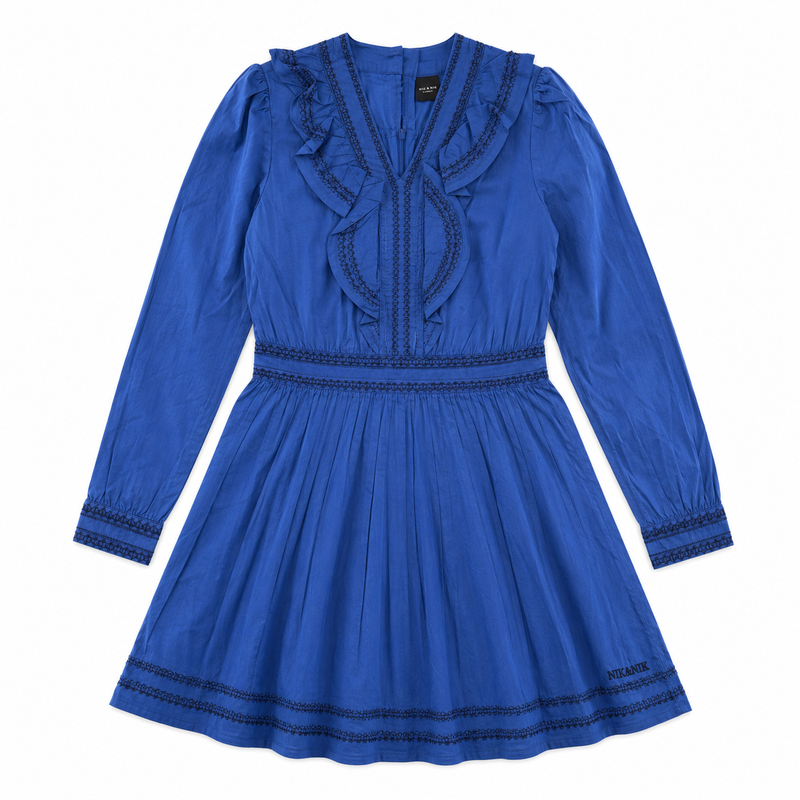 Nik & Nik Rihanna Dress - Blue Lagoon