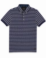 Scotch & Soda Long Fit Striped T-Shirt - Blue