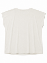 Vero Moda Curve Aesthetic Art Print Top - Snow White