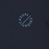 Casual Friday Thor Logo T-shirt Puffprint - Donkerblauw