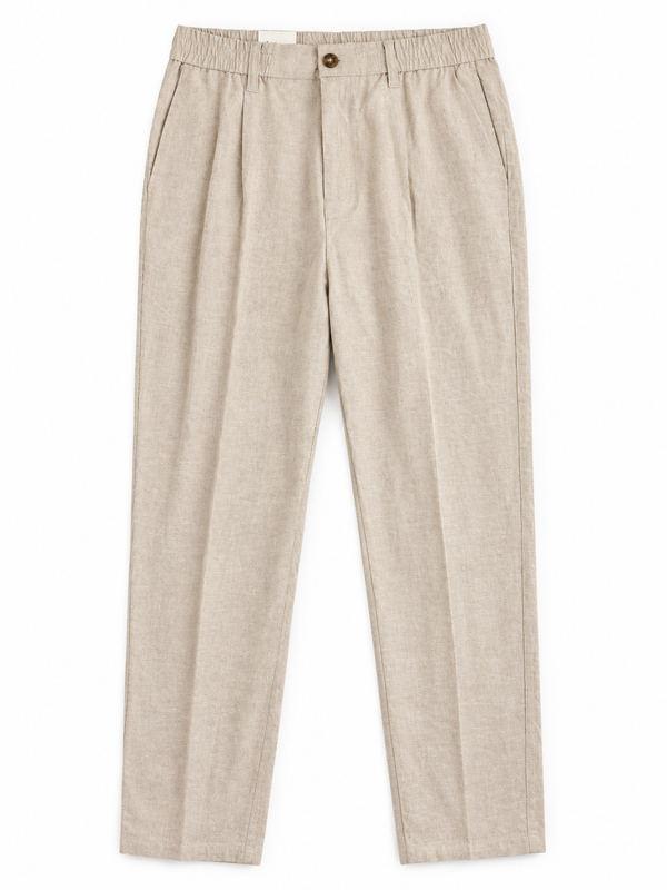 Casual Friday CFMarc Linnenmix Broek - Neutraal