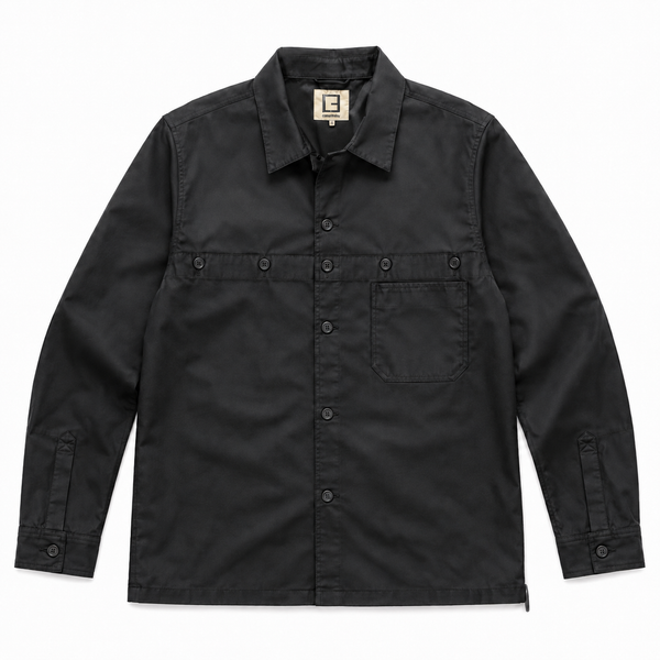 Casual Friday CFMarco Stretch Shacket - Black