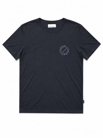 Casual Friday Thor Logo Tee Puff Print - Dark Navy