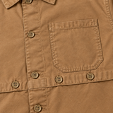 Casual Friday CFMarco Stretch Overshirt - Bruin