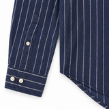 Casual Friday CFAnton LS BD Overhemd Flanel - Blauw Gestreept