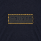 Cruyff Fuzeknit Lasercut Tee - Blue Gold