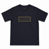 Cruyff Fuzeknit Lasercut Tee - Blue Gold