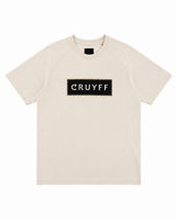 Cruyff Fuzeknit Lasercut Tee - Creme Gold