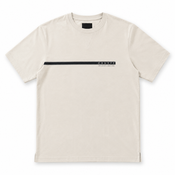 Cruyff Linear Graphic Tee - Light Grey