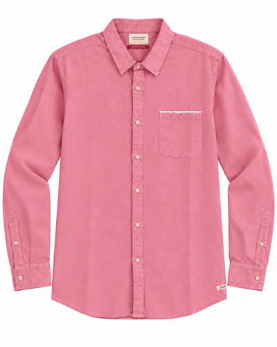 Scotch & Soda Sunshine Society Shirt - Amsterdamse Blauw