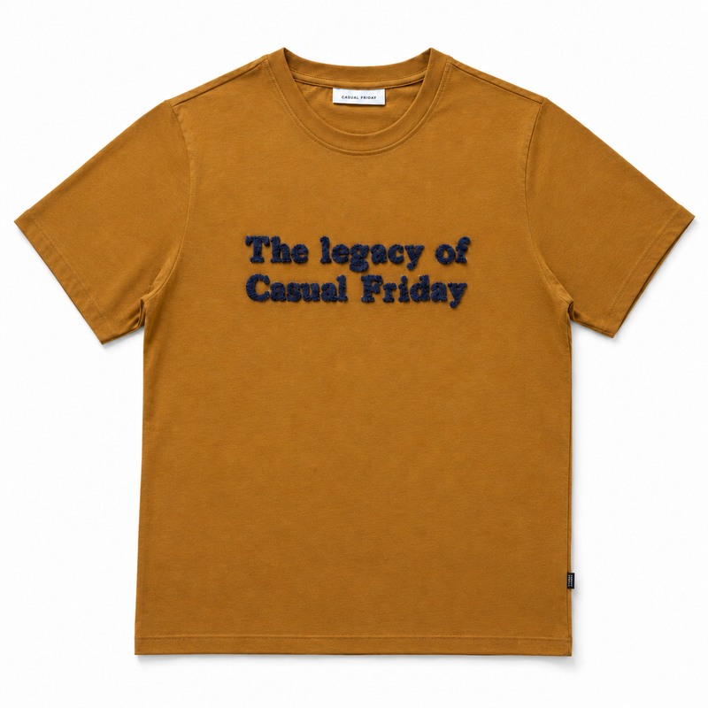 Casual Friday Thor Applicated Tee - Brown