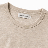 Casual Friday Kent Merino Crew Neck Knit - Beige
