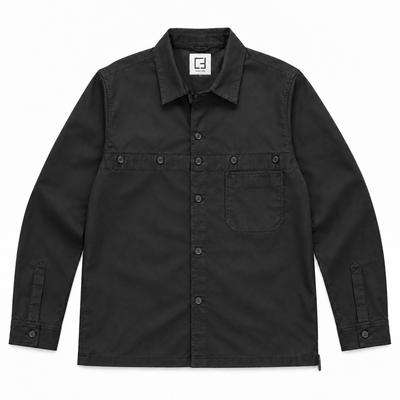 Casual Friday CFMarco Stretch Overshirt - Zwart
