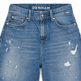 Denham Keira Spijkershort - Lichtblauw