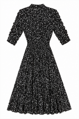 Fifth House Abstract Animal Dress - Black