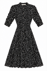 Fifth House Abstract Animal Dress - Black