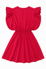 Fifth House Sera Sleeveless Dress - Raspberry