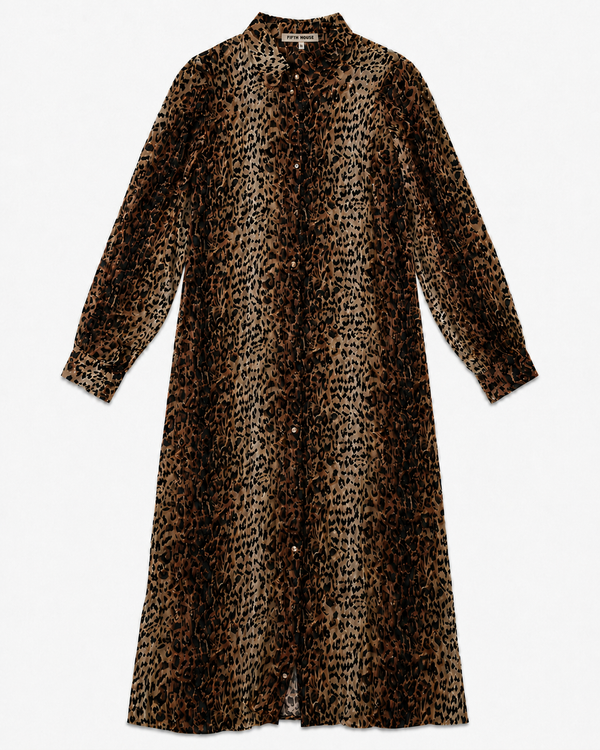 Fifth House Solana Long Dress - Leopard