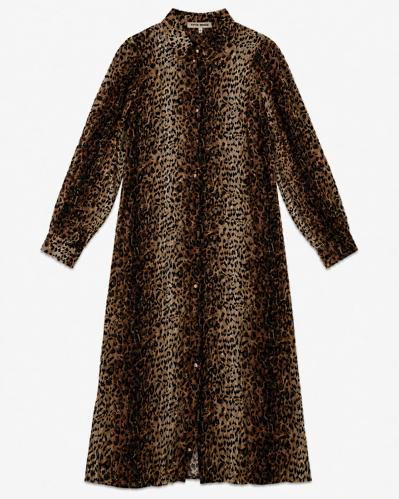 Fifth House Solana Long Dress - Leopard