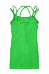 Nik & Nik Rib Dress - Green