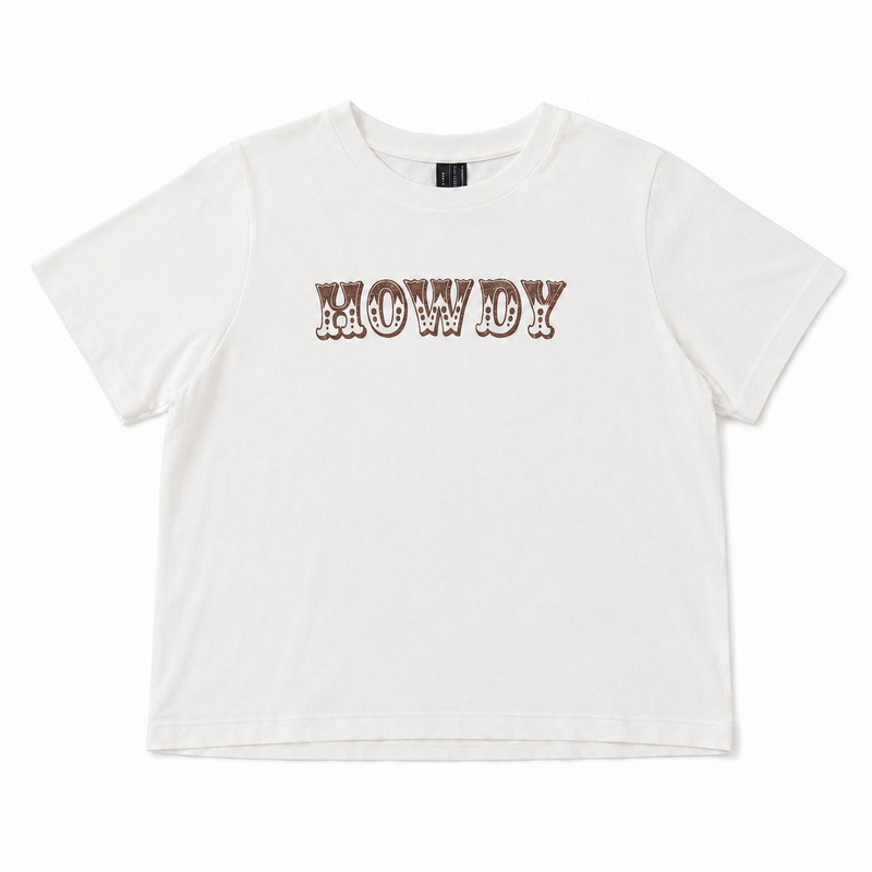 Vero Moda Cowboy Howdy T-Shirt - Bright White