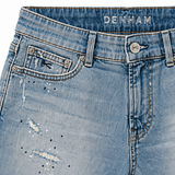Denham Monroe Spijkershort - Middenblauw