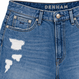 Denham Britt Spijkershort - Middenblauw