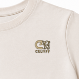 Cruyff Hypno Graphic Tee - Creme Gold