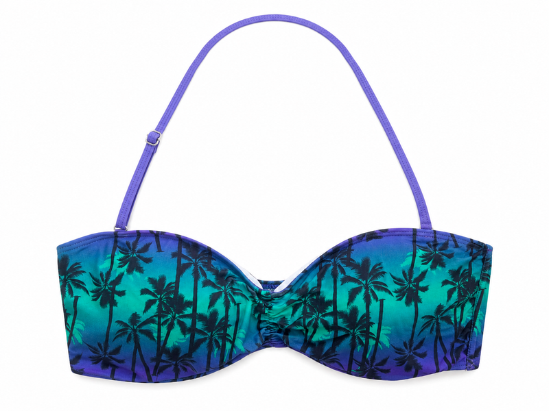 Pieces Swim Top - Dark Lilac