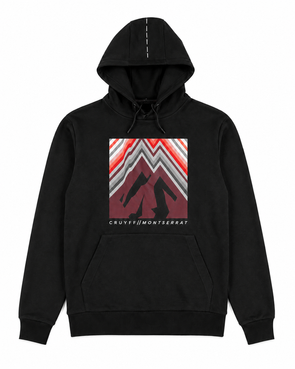 Cruyff Monserat Peak OTH Hooded Jacket - Black