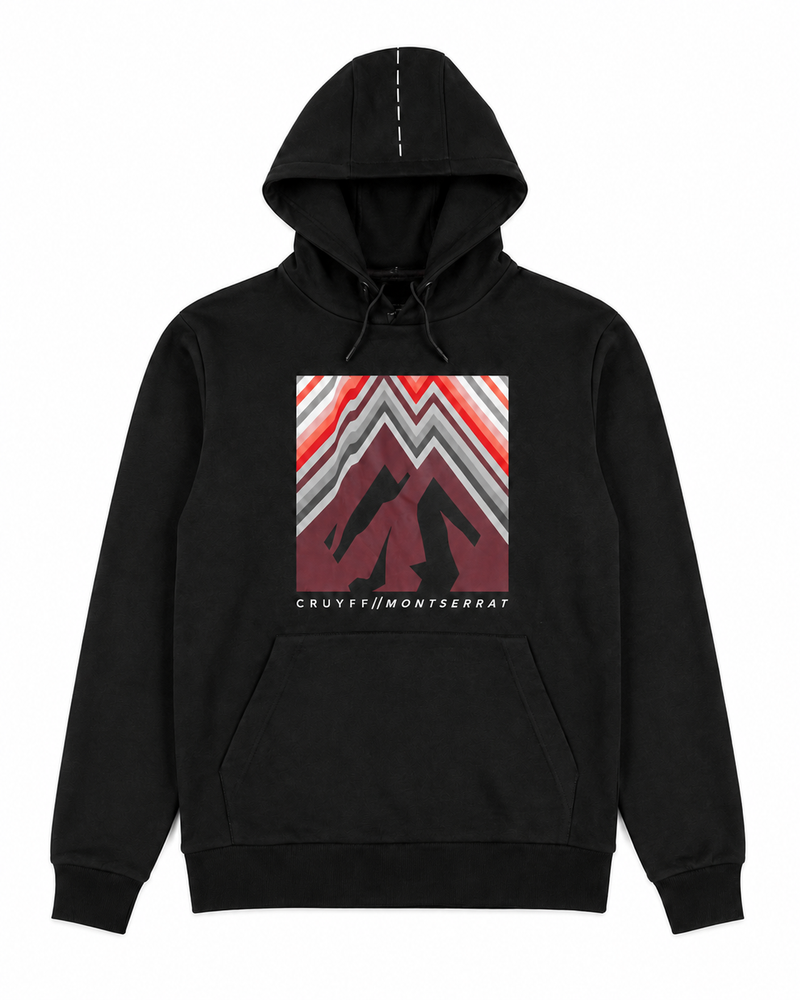 Cruyff Monserat Peak OTH Hooded Jacket - Black