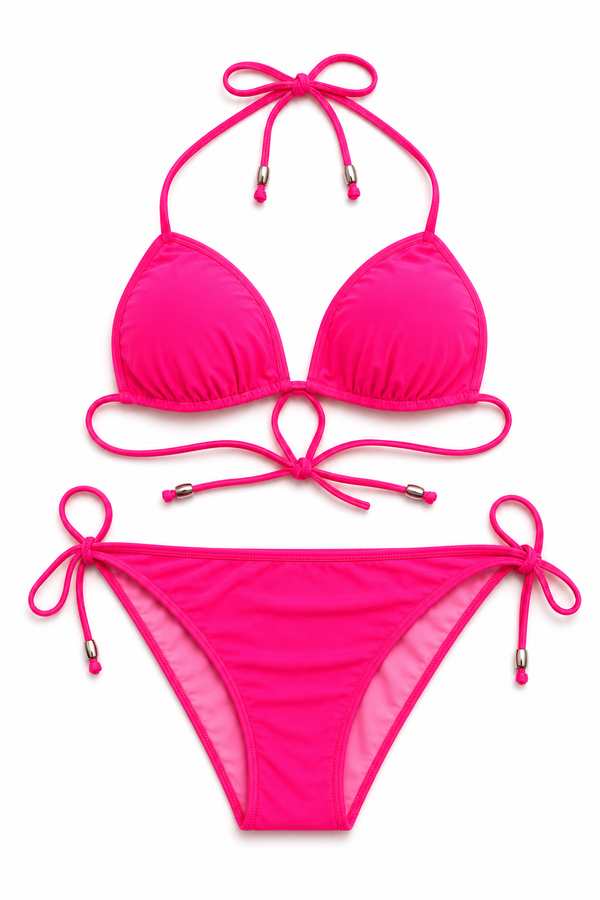 Pieces Brazilian Bikini Bottom - Raspberry Rose