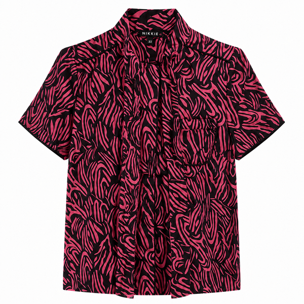 Nikkie Sandy Blouse - Tiger Red