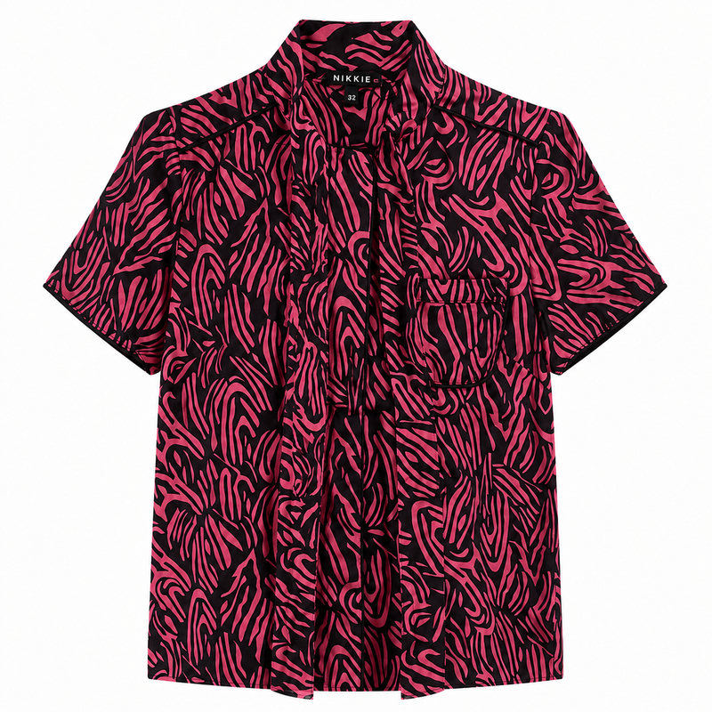 Nikkie Sandy Blouse - Tiger Red