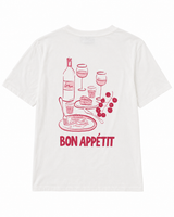 Pieces Bon Appetit Top - Bright White