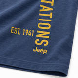 Jeep T-shirt - Blauw Melange