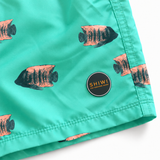 Shiwi The Sunrise Brand Swim Shorts - Green Fish