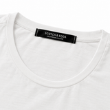 Scotch & Soda Long Fit T-shirt - Wit