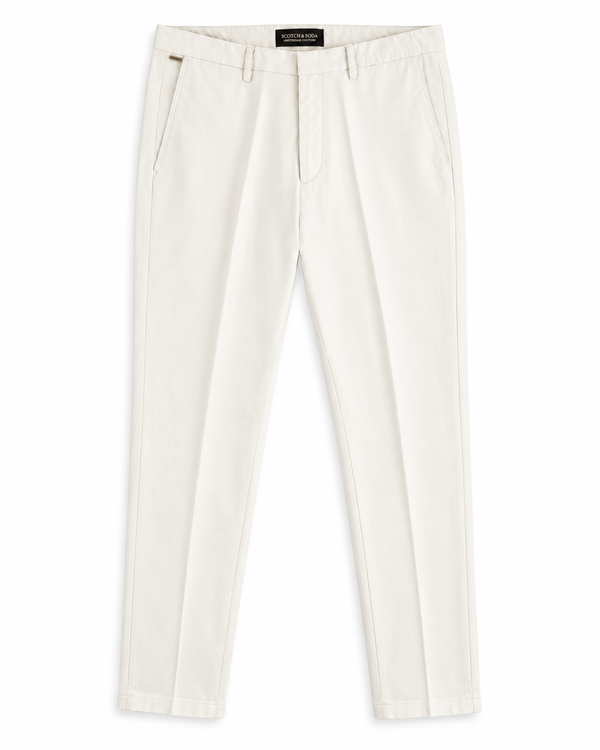 Scotch & Soda Mott Slim Fit Broek - Wit