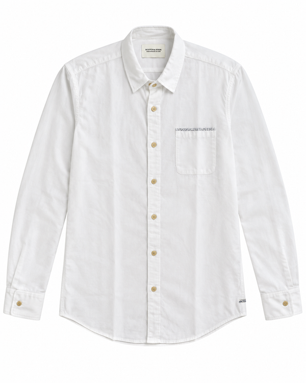 Scotch & Soda Good News from AMS Overhemd - Wit