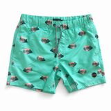 Shiwi The Sunrise Brand Swim Shorts - Green Fish